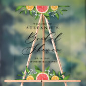 Sinaasappels en grapefruits Bruidsmeisje Uitnodigi Acryl Bord (Neutraal)