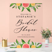 Sinaasappels en grapefruits Bruidsmeisje Uitnodigi Acryl Bord (Huwelijk)