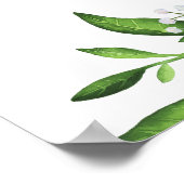 Sinaasappels en grapefruits Bruidsmeisje Uitnodigi Poster (Hoek)