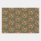 Sinaasappels en Griekenland - 3 Design Inpakpapier Vel (Voorkant 3)