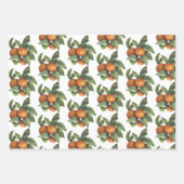 Sinaasappels en Griekenland - 3 Design Inpakpapier Vel (Voorkant 2)