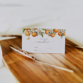 Sinaasappels en groen Hoeveel Snoepjes spel Kaart