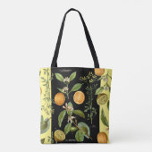 Sinaasappels en lemmetjes  met Gele Acent Tote Bag (Achterkant)