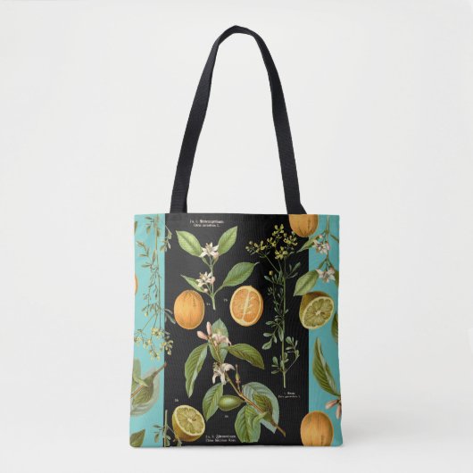  Sinaasappels en Lemons Kleurkeuzeknop Tote Bag (Voorkant)