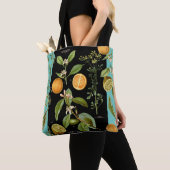  Sinaasappels en Lemons Kleurkeuzeknop Tote Bag (Dichtbij)