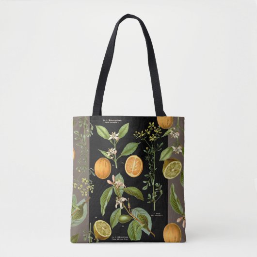 Sinaasappels en Lemons met Neutrale Acent Tote Bag (Voorkant)
