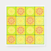 Sinaasappels en luienpapier servetten (Voorkant)