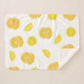 Sinaasappels en luiers sherpa deken (Voorkant (horizontaal))