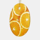 Sinaasappels en meer Sinaasappels Keramisch Ornament (Links)