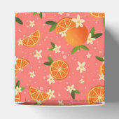 Sinaasappels en oranje bloesemvreugde bedankdoosjes (Bovenkant)
