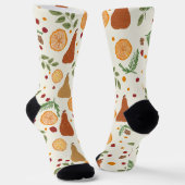Sinaasappels en peren Fruit Sokken (Gebogen)