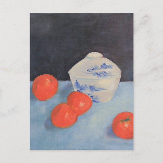 Sinaasappels en Persimmons Briefkaart (Voorkant)