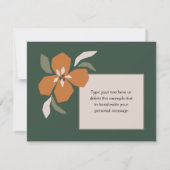 Sinaasappels en Sinaasappel Blossom Nieuw adres Ve Aankondiging (Achterkant)