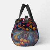 sinaasappels en tulpen kleurrijk kunstwerk plunjezak (Rechts)