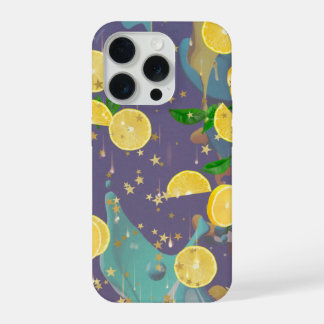 Sinaasappels en verfspatten iPhone 15 pro case