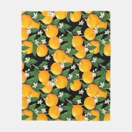 Sinaasappels Fleece Deken