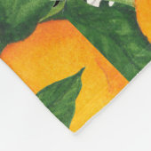 Sinaasappels Fleece Deken (Hoek)