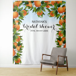 Sinaasappels Fruit Botanische Bruiloft | Foto Acht Wandkleed