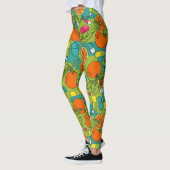 Sinaasappels, Fruit & Capsules Gezondheidszorg Leg Leggings (Links)