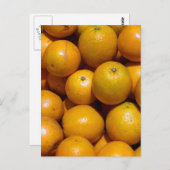 Sinaasappels fruit Florida markt sinaasappel Briefkaart (Voorkant / Achterkant)