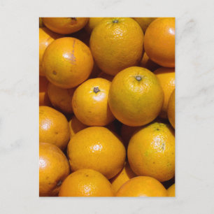 Sinaasappels fruit Florida markt sinaasappel Briefkaart