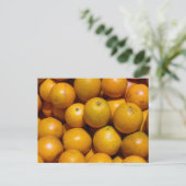 Sinaasappels fruit Florida markt sinaasappel Briefkaart (Staand voorkant)