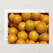 Sinaasappels fruit Florida markt sinaasappel Briefkaart (Voorkant / Achterkant)