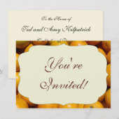 Sinaasappels fruit Florida markt sinaasappel Kaart (Voorkant / Achterkant)