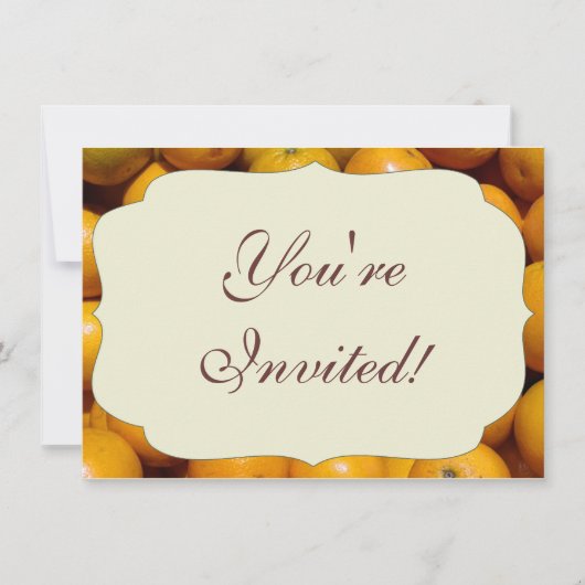 Sinaasappels fruit Florida markt sinaasappel Kaart (Voorkant)