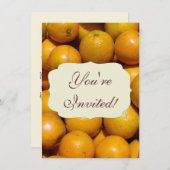 Sinaasappels fruit Florida markt sinaasappel Kaart (Voorkant / Achterkant)