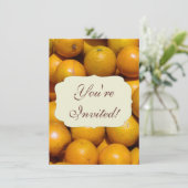 Sinaasappels fruit Florida markt sinaasappel Kaart (Staand voorkant)