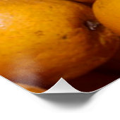 Sinaasappels fruit Florida markt sinaasappel Perfect Poster (Hoek)