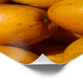 Sinaasappels fruit Florida markt sinaasappel Poster (Hoek)