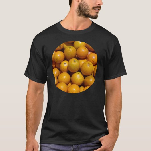 Sinaasappels fruit Florida markt sinaasappel T-shirt (Voorkant)