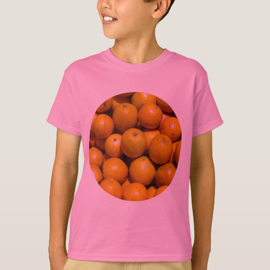 Sinaasappels fruit Florida markt sinaasappel T-shirt (Voorkant)