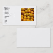 Sinaasappels fruit Florida markt sinaasappel Visitekaartje (Voorkant / Achterkant)