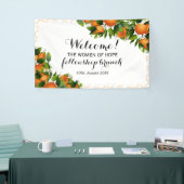 Sinaasappels Fruit op Trellis | Bruiloft Spandoek (Beurs)