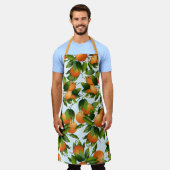 Sinaasappels Fruit Schort (Gedragen)