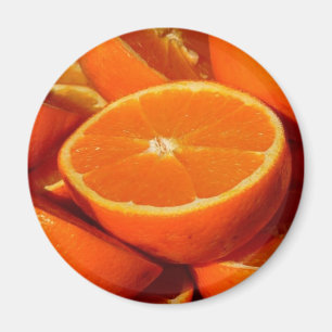 Sinaasappels - Gesneden Magneet