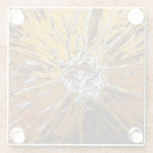 SINAASAPPELS GLAZEN ONDERZETTER (Achterkant)