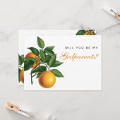 Sinaasappels Godouders Voorstel Botanische groene  Kaart (Voorkant / Achterkant in situ)