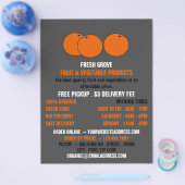 Sinaasappels, Greengrocers Adverteren Flyer (Enkel)