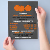 Sinaasappels, Greengrocers Adverteren Flyer (Hand)
