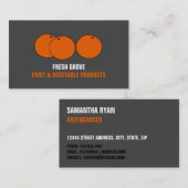 Sinaasappels, Greengrocers Visitekaartje (Voorkant / Achterkant)
