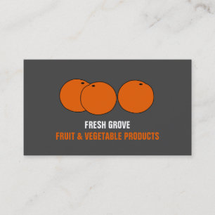 Sinaasappels, Greengrocers Visitekaartje
