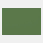 Sinaasappels, groene bladeren en witte bloemen inpakpapier vel (Voorkant 2)