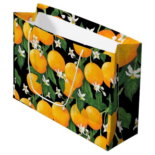 Sinaasappels Groot Cadeauzakje (Voorkant Gekanteld)