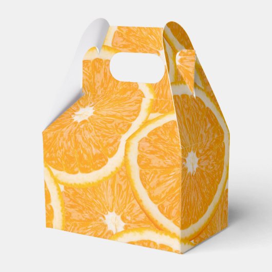 Sinaasappels gunst dozen bedankdoosjes (Achterkant)