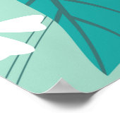 Sinaasappels in bladeren bloeien. illustratie poster (Hoek)