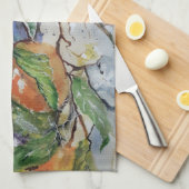 Sinaasappels in de boom. theedoek (Quarter Fold)